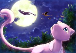 Rule 34 | blastoise, blue eyes, charizard, cloud, cloudy sky, creatures (company), flame-tipped tail, flying, full moon, game freak, gen 1 pokemon, gyarados, kuroa (kuroan), legendary pokemon, mew (pokemon), mewtwo, moon, mythical pokemon, night, night sky, ninetales, nintendo, no humans, outdoors, pikachu, pokemon, pokemon: the first movie - mewtwo strikes back, pokemon (anime), pokemon (classic anime), pokemon (creature), sky