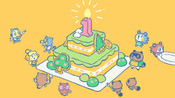 Rule 34 | 4girls, 6+boys, animal crossing, animal ears, anniversary, apron, arms behind back, arms up, artist request, bird, bird tail, bird wings, blathers (animal crossing), bow, bush, cake, candle, celeste (animal crossing), chibi, cookie, cup, dessert, dodo (bird), dog, dog ears, dog tail, fire, fire, food, fork, furry, furry female, furry male, furry with furry, green apron, green jacket, green skirt, hands up, headphones, hedgehog, hedgehog ears, hedgehog tail, highres, holding, holding cup, holding fork, isabelle (animal crossing), jacket, large bow, leaf, looking at another, looking at object, looking down, looking to the side, looking up, mabel able (animal crossing), mini person, miniboy, minigirl, mug, multiple boys, multiple girls, necktie, nintendo, no mouth, number candle, object request, official art, open clothes, open jacket, open mouth, orange background, orange shirt, orville (animal crossing), owl, owl ears, own hands together, pink apron, pink bow, pink necktie, plate, raccoon ears, raccoon tail, sable able (animal crossing), shirt, short sleeves, siblings, simple background, skirt, standing, sunglasses, tail, tanuki, timmy (animal crossing), tom nook (animal crossing), tommy (animal crossing), tree, twins, white shirt, wilbur (animal crossing), wings