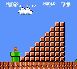 Rule 34 | 1980s (style), 1boy, 8-bit, animated, animated gif, castle, death, famicom, flag, game, game console, humor, jumping, lowres, male focus, mario, mario (series), nintendo, retro artstyle, smoking pipe, retro artstyle, solo, stairs, super mario bros. 1, time, timer, video game