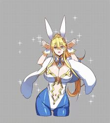 Rule 34 | 1girl, animal ears, animated, animated gif, artoria pendragon (all), artoria pendragon (fate), artoria pendragon (lancer) (fate), artoria pendragon (swimsuit ruler) (fate), blonde hair, blue necktie, blue pantyhose, bouncing breasts, braid, breasts, caramelldansen, cleavage, clothing cutout, dancing, detached collar, fake animal ears, fate/grand order, fate (series), feather boa, fishnet pantyhose, fishnets, gluteal fold, gold trim, hair between eyes, heart, highleg, highleg leotard, huge breasts, large breasts, leotard, long hair, navel, navel cutout, necktie, pantyhose, playboy bunny, ponytail, rabbit ears, s doubt90, sidelocks, solo, thighs, white leotard, wide hips, wrist cuffs, yellow eyes
