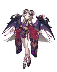 Rule 34 | 1girl, absurdres, bare shoulders, commentary request, demon girl, demon wings, fingernails, flat chest, full body, grey hair, hair ornament, highres, japanese clothes, kimono, lips, lipstick, loalo, long fingernails, long hair, long sleeves, makeup, nail polish, obi, onmyoji, onmyouji, pale skin, parted lips, platform footwear, pointy ears, purple nails, red eyes, sandals, sash, sidelocks, solo, standing, tabi, transparent background, wide sleeves, wings