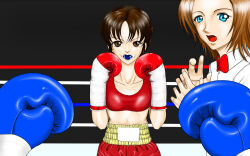 Rule 34 | boxer, boxing, boxing gloves, boxing ring, image sample, pixiv sample, pov, santos