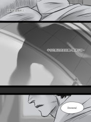 Rule 34 | assassin&#039;s creed, assassin&#039;s creed (series), chinese text, comic, desmond miles, greyscale, monochrome, ren (dokyakutu), shadow, translation request