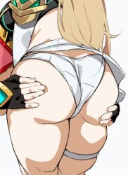 Rule 34 | 2girls, animated, ass, ass focus, bakkanki, grabbing another&#039;s ass, lowres, multiple girls, mythra (xenoblade), pyra (xenoblade), tagme, upskirt, video, xenoblade chronicles (series), xenoblade chronicles 2