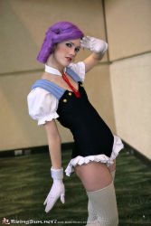 Rule 34 | cosplay, cosplay photo, jessie pridemore, kiddy grade, lumiere, photo (medium), solo, tagme, thighhighs