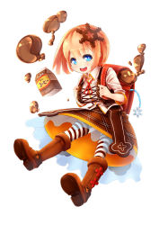 Rule 34 | 1girl, absurdres, amatelas, backpack, bad id, bad pixiv id, bag, blonde hair, blush, bookbag, boots, breasts, coffee, combat s-ko, full body, hair ornament, highres, large breasts, milk carton, open mouth, original, pantyhose, personification, plaid, plaid skirt, randoseru, short hair, simple background, skirt, smile, snowflake hair ornament, snowflakes, solo, star-shaped pupils, star (symbol), striped clothes, striped pantyhose, striped thighhighs, symbol-shaped pupils, thighhighs, white background, yukico-tan, yukijirushi