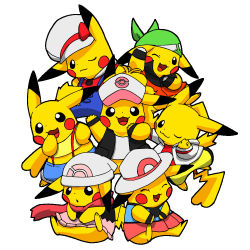 Rule 34 | alternate costume, beanie, clothed pokemon, cosplay, creatures (company), dawn (pokemon), dawn (pokemon) (cosplay), game freak, gen 1 pokemon, hat, hilda (pokemon), hilda (pokemon) (cosplay), kris (pokemon), kris (pokemon) (cosplay), leaf (pokemon), leaf (pokemon) (cosplay), lyra (pokemon), lyra (pokemon) (cosplay), may (pokemon), may (pokemon) (cosplay), may (pokemon emerald), misty (pokemon), misty (pokemon) (cosplay), nintendo, no humans, pikachu, pokachuu, pokemon, pokemon (anime), pokemon (classic anime), pokemon (creature), pokemon bw, pokemon dppt, pokemon frlg, pokemon gsc, pokemon hgss, pokemon rgby, pokemon rse, simple background, too many