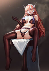 Rule 34 | 1girl, abs, ass, black gloves, black thighhighs, bra, breasts, cherche (fire emblem), choker, cleavage, clitoral hood, eyelashes, fire emblem, fire emblem awakening, garter belt, gatery, gloves, gluteal fold, headdress, highres, lace, lace-trimmed panties, lace trim, large breasts, legs, legs apart, lingerie, lips, lipstick, long hair, looking at viewer, maid headdress, makeup, nintendo, open mouth, panties, pussy, cameltoe, red eyes, red hair, see-through, sitting, smile, solo, solo focus, spread legs, stool, teeth, thick thighs, thighhighs, thighs, toenails, toes, toned, toned stomach, underwear, upper teeth only, very long hair