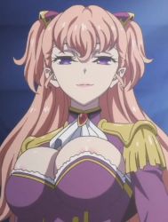 Rule 34 | 10s, 1girl, animated, animated gif, areola slip, bouncing breasts, breasts, charlotte scherzen, cleavage, cropped, kaneko hiraku, large breasts, lipstick, makeup, no bra, pink hair, smile, valkyrie drive, valkyrie drive -mermaid-, walking