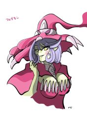 Rule 34 | appmon, claws, digimon, digimon universe: appli monsters, hat, highres, long hair, pointy ears, warudamon, witch hat