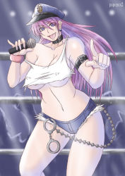 Rule 34 | capcom, final fight, idol, long hair, papepox2, pink hair, poison (final fight)