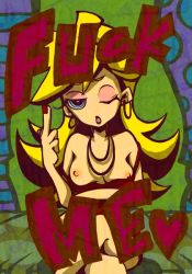 Rule 34 | 10s, breasts, nipples, panty &amp; stocking with garterbelt, panty (psg), pixiv sample, resized, wink