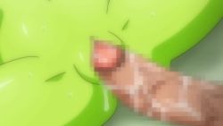 Rule 34 | 1boy, 1girl, animated, censored, cheelai, close-up, colored skin, dragon ball, dragon ball super, green skin, nude, penis, pussy, sex, spread legs, tagme, vaginal, video, yamamoto doujin