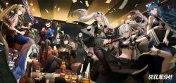 Rule 34 | alcohol, alpha (punishing: gray raven), anniversary, artist request, banknote, bar (place), bar stool, baseball bat, belt, bianca (punishing: gray raven), black hair, blonde hair, blue hair, briefcase, changyu (punishing: gray raven), couch, crossed legs, cup, dollar bill, dress, drinking glass, eyewear on head, falling money, gloves, green eyes, green hair, grey hair, hanying (punishing: gray raven), heterochromia, high heels, highres, jacket, lamia (punishing: gray raven), looking at viewer, luna (punishing: gray raven), money, multicolored hair, official art, ponytail, pulao (punishing: gray raven), punishing: gray raven, purple eyes, qu (punishing: gray raven), red eyes, roland (punishing: gray raven), rolling suitcase, sitting, smile, sophia (punishing: gray raven), stool, suitcase, sunglasses, twintails, two-tone hair, white hair, wine glass, yellow eyes