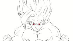 Rule 34 | animated, aura, couple, dragon ball, energy, funsexydragonball, gohan beast, highres, husband and wife, muscular, muscular male, penis, pov, powering up, red eyes, sound, spot color, tagme, videl, video
