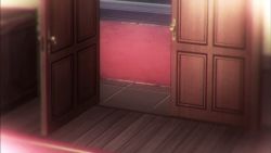 Rule 34 | 10s, 1girl, animated, animated gif, black hair, crawling, detached sleeves, door, floor, haruna (kancolle), headgear, kantai collection, kantai collection (anime), long hair, non-web source, nontraditional miko, rolling, screencap, thighhighs