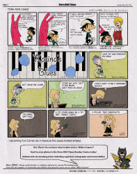Rule 34 | 1girl, 3boys, bad id, bad pixiv id, barnaby brooks jr., bilingual, blue rose (tiger &amp; bunny), calvin &amp; hobbes, comic, english text, highres, ivan karelin, kaburagi t. kotetsu, karina lyle, mixed-language text, multiple boys, origami cyclone, parody, peanuts (comic), style parody, sukreih, tiger &amp; bunny