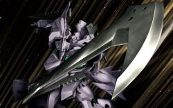 Rule 34 | artist request, black background, game cg, holding, holding sword, holding weapon, mecha, motion lines, muv-luv, muv-luv alternative, muv-luv unlimited: the day after, no humans, official art, open hand, rafale (muv-luv), robot, science fiction, solo, sword, tactical surface fighter, weapon