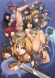 Rule 34 | 00s, 6+girls, airi (queen&#039;s blade), airi (queen's blade), airi (the infernal temptress), ancient princess menace, armor, black hair, blonde hair, blue eyes, breasts, captain of the royal guard elina, earrings, echidna (queen&#039;s blade), echidna (queen's blade), elina (queen&#039;s blade), elina (queen's blade), everyone, exiled warrior leina, fang assassin irma, feet, forest keeper nowa, hairband, high heels, huge breasts, irma (queen&#039;s blade), irma (queen's blade), iron princess ymir, japanese clothes, jewelry, leina (queen&#039;s blade), leina (queen's blade), long legs, mace, menace (queen&#039;s blade), menace (queen's blade), miko, mizuryu kei, monkey, multiple girls, musha miko tomoe, nowa (queen&#039;s blade), nowa (queen's blade), panties, partially visible vulva, pointy ears, queen&#039;s blade, red hair, risty (queen&#039;s blade), risty (queen's blade), ruu (queen&#039;s blade), sandals, setra, shoes, socks, sword, tomoe (queen&#039;s blade), tomoe (queen's blade), underwear, veteran mercenary echidna, weapon, wilderness bandit risty, ymir (queen&#039;s blade), ymir (queen's blade)