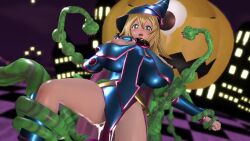 Rule 34 | 1girl, 3d, animated, arm support, ass, ass shake, belt, blonde hair, blush, bouncing breasts, breasts, breasts out, creature, dark magician girl, duel monster, erection, grabbing, grabbing from behind, green eyes, huge breasts, long hair, magical girl, mikumikudance (medium), nipples, pumping, pumpking the king of ghosts, pussy, restrained, reverse suspended congress, sex, sex from behind, sound, spread legs, syobons, tagme, tentacle sex, tentacles, vaginal, video, wide hips, yu-gi-oh!, yu-gi-oh! duel monsters