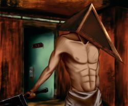 Rule 34 | image sample, pixiv sample, pyramid head, resized, rust, silent-fly, silent hill, silent hill (series), silent hill 2, tagme