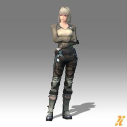Rule 34 | 1girl, absurdres, belt, boots, crossed arms, gloves, highres, huge filesize, murderess, nintendo, official art, purple eyes, solo, white hair, xenoblade chronicles (series), xenoblade chronicles x