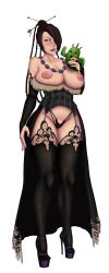 Rule 34 | 00s, 1girl, absurdres, bare shoulders, black hair, black panties, black thighhighs, breasts, brown hair, collaboration, color guide, corset, doll, elbow gloves, female focus, final fantasy, final fantasy x, full body, garter straps, gloves, goth fashion, gothic, hair ornament, hair over one eye, hair stick, high heels, highleg, highleg panties, highres, jewelry, large breasts, legs, lingerie, lips, lipstick, lm (legoman), long hair, long legs, lulu (ff10), makeup, mole, nail polish, navel, necklace, nipples, panties, platform footwear, platform heels, purple lips, purple nails, red eyes, sabotender, shoes, showgirl skirt, shunori, solo, stiletto heels, thighhighs, toes, underwear