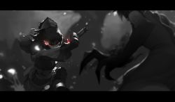 Rule 34 | 2girls, blurry, cinder fall, covered mouth, depth of field, dishwasher1910, fighting, glowing, glowing eyes, holding, holding sword, holding weapon, katana, light trail, multiple girls, raven branwen, red eyes, rwby, sheath, solo focus, spoilers, sword, tears, unsheathing, weapon