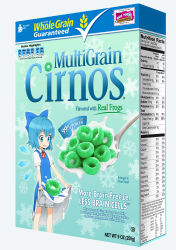 Rule 34 | circled 9, bloomers, blue eyes, blue hair, cereal, cirno, english text, highres, milk, shanghaialice, spoon, touhou, underwear