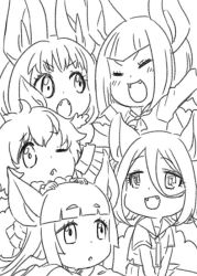 Rule 34 | &gt;:o, 10s, 5girls, :d, :o, ;&lt;, ^ ^, animal ears, arm up, bad id, bad twitter id, bat ears, bat wings, blunt bangs, blush, brown long-eared bat (kemono friends), chibi, closed eyes, collar, dot nose, eyebrows, eyelashes, facing another, fang, fang out, fangs, fraternal myotis (kemono friends), fukai (yas lions), fur collar, greyscale, hair between eyes, hands on another&#039;s head, hilgendorf&#039;s tube-nose bat (kemono friends), honduran white bat (kemono friends), jitome, kemono friends, long hair, long sleeves, looking at another, looking to the side, looking up, lying, monochrome, multiple girls, neckerchief, necktie, no mask, on stomach, one eye closed, open mouth, pleated skirt, shirt, short hair, sitting, sketch, skirt, smile, standing, tareme, thick eyebrows, v-shaped eyebrows, vampire bat (kemono friends), wavy hair, wings, |d