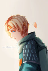 Rule 34 | 1boy, armor, artist request, bad id, bad pixiv id, blonde hair, blue eyes, bug, butterfly, butters stotch, cape, character name, expressionless, gradient background, insect, jewelry, long sleeves, looking at viewer, male focus, md5 mismatch, shirt, short hair, simple background, solo, south park, text focus