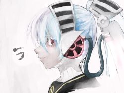 Rule 34 | android, aqua hair, atlus, blue hair, citolo, headphones, labrys (persona), persona, persona 4: the ultimate in mayonaka arena, red eyes, solo