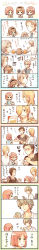 Rule 34 | 3girls, 5boys, :d, absurdres, afterimage, anger vein, bag, black hair, black shirt, blonde hair, blue necktie, blue ribbon, blue shirt, bob cut, boiling, bottle, box, broken bottle, brown hair, chair, cheering, chibi, clapping, closed eyes, collared shirt, crack, crying, crying with eyes open, dripping, emphasis lines, excited, flying sweatdrops, furrowed brow, glasses, grandfather and grandson, green eyes, grey hair, hair over one eye, hair slicked back, hairband, hand on another&#039;s head, hazuki kei (tokimemo gs), highres, holding, holding bag, holding bottle, holding pom poms, jam, jar, long image, long sleeves, multiple boys, multiple girls, neck ribbon, necktie, nishii (pixiv4603624), no mouth, one eye covered, open mouth, opening, outstretched arms, pink hair, pom pom (cheerleading), pom poms, pot, protagonist (tokimemo gs), protagonist (tokimemo gs2), protagonist (tokimemo gs3), ribbon, saeki teru, sakurai kouichi, sakurai ruka, shirt, short hair, short sleeves, smile, surprised, syrup, t-shirt, tall image, tears, tokimeki memorial, tokimeki memorial girl&#039;s side, tokimeki memorial girl&#039;s side 2nd kiss, tokimeki memorial girl&#039;s side 3rd story, translation request, trembling, waving arms, white shirt