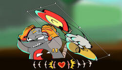 Rule 34 | 2boys, ^ ^, anger vein, animal ears, annoyed, black eyes, clenched teeth, closed eyes, colored sclera, commentary request, covering own ears, deformed, gloves, heart, heart (mad rat dead), highres, hole in chest, hole on body, instrument, mad rat (mad rat dead), mad rat dead, meme, meta, mochako (girugarudo8), mouse (animal), mouse ears, mouse tail, multiple boys, saxophone, simple background, stitches, tail, teeth, trumpet boy (meme), v-shaped eyebrows, white gloves, yellow gloves, yellow sclera
