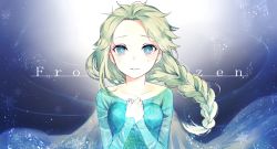 Rule 34 | 1girl, akakura, animification, bad id, bad pixiv id, blonde hair, blue eyes, braid, collarbone, copyright name, crying, crying with eyes open, elsa (frozen), frozen (disney), hands on own chest, long hair, looking at viewer, own hands together, parted lips, single braid, solo, tears, veil