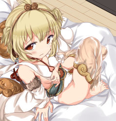 Rule 34 | 10s, 1girl, andira (granblue fantasy), animal ears, bare shoulders, barefoot, blonde hair, breasts, brown eyes, clothes pull, collarbone, covered erect nipples, detached pants, detached sleeves, dress, dress pull, erune, feet, granblue fantasy, hair between eyes, highres, looking at viewer, monkey ears, monkey girl, monkey tail, numahata tofu., red eyes, see-through, sideboob, sitting, sleeveless, sleeveless dress, small breasts, solo, tail, thighhighs, toes, wavy mouth, white dress