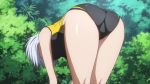 Rule 34 | 10s, 1girl, animated, ass, sound, barefoot, ben-tou, competition swimsuit, exercising, highres, huge ass, one-piece swimsuit, short hair, silver hair, solo, stretching, swimsuit, toned, video, video, yarizui sen