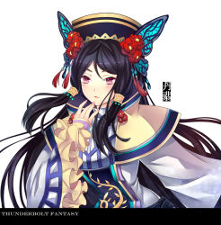 Rule 34 | 1girl, artist request, black hair, chinese clothes, dan fei, red eyes, solo, tagme, thunderbolt fantasy