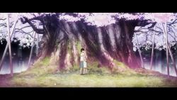 Rule 34 | 10s, 1boy, 1girl, aged down, black footwear, black hair, blue shorts, blurry, cherry blossoms, child, chinese commentary, city, cityscape, commentary, commentary request, couple, darling in the franxx, dress, grass, hand on another&#039;s back, hand on another&#039;s head, hetero, highres, hiro (darling in the franxx), hug, letterboxed, long hair, no socks, petals, pink hair, reincarnation, rmlin69, shirt, shoes, short hair, short sleeves, shorts, spoilers, tree, white dress, white shirt, zero two (darling in the franxx)