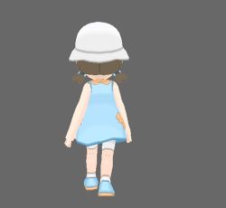Rule 34 | 1girl, animated, child, from behind, hat, npc trainer, pokemon, preschooler (pokemon), solo