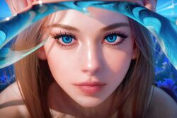 Rule 34 | blue eyes, highres, non-web source, ocean, realistic, self-upload