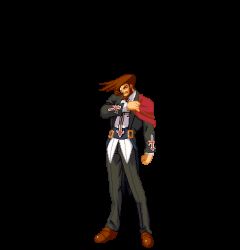 Rule 34 | 1boy, animated, animated gif, arc system works, cape, guilty gear, guilty gear xx, lowres, male focus, pixel art, slayer (guilty gear), solo, transparent background, vampire