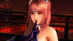 Rule 34 | 1girl, 3d, animated, breasts, cleavage, dead or alive, dead or alive 5, game, highres, honoka (doa), large breasts, navel, solo, tagme, tecmo, video