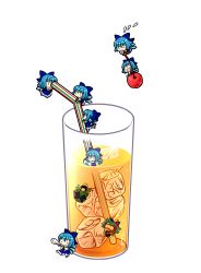 Rule 34 | &gt; &lt;, 6+girls, blue hair, bow, cherry, chibi, cirno, closed eyes, diving, diving mask, dress, drinking straw, floating, food, fruit, glass, goggles, hair bow, holding, ice, ice cube, innertube, mini person, minigirl, multiple girls, multiple persona, mundane utility, one-piece swimsuit, open mouth, school swimsuit, short hair, sleeping, smile, snorkel, socha, swim ring, swimsuit, too many, touhou, transparent background, white background, | |