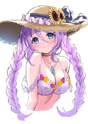 Rule 34 | 1girl, blue eyes, breasts, hat, highres, large breasts, misekiss, princess connect!, shizuru (princess connect!), swimsuit, tagme
