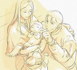 Rule 34 | baby, brother and sister, child, father and son, helga (vinland saga), husband and wife, long hair, mother and son, ponytail, siblings, third-party source, thorfinn, thors, viking, vinland saga, ylva