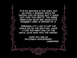 Rule 34 | artist name, black background, english text, helltaker, no humans, pentagram, simple background, text focus, text-only page, vanripper