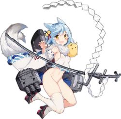 Rule 34 | &gt; &lt;, 1girl, :3, :d, animal ears, azur lane, bare shoulders, bird, blue hair, blush, bottomless, breasts, chick, crop top, detached sleeves, dot nose, eyebrows, facing away, fubuki (azur lane), full body, fur scarf, hair between eyes, long sleeves, navel, no bra, nude filter, open mouth, pom pom (clothes), pussy, red ribbon, ribbon, ribbon-trimmed sleeves, ribbon trim, scarf, shide, shirt, short hair, sideboob, single thighhigh, skindentation, sleeveless, sleeveless shirt, small breasts, smile, solo, stomach, thighhighs, thighs, third-party edit, tongue, torpedo, tsurime, turret, white background, white scarf, white shirt, white thighhighs, yellow eyes, zettai ryouiki