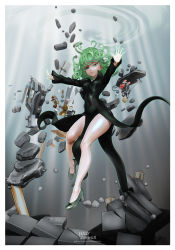 Rule 34 | 1girl, 2boys, 3d, absurdres, air conditioner, artist name, bad id, bad pixiv id, bald, black dress, black footwear, black sclera, blonde hair, bowl, broken glass, cleaning, colored sclera, curly hair, cyborg, dress, electrical outlet, floating, floating clothes, food, full body, genos, glass, glowing, glowing hand, green eyes, green hair, high heels, highres, leslyzerosix, levitation, long sleeves, looking at viewer, miso soup, multiple boys, nattou, no socks, one-punch man, open hands, outstretched arms, pumps, rebar, rice, rice bowl, rice cooker, rubble, saitama (one-punch man), seiza, shamoji, short hair, sitting, skin tight, slippers, solo focus, sparkle, steel beam, tatsumaki, telekinesis, thighs, vacuum cleaner, watermark, window