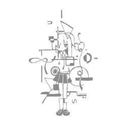 Rule 34 | 1girl, abstract, blush, bright pupils, closed mouth, collared shirt, colo (frypan soul), dated, full body, greyscale, highres, legs together, loafers, long hair, looking at viewer, miniskirt, monochrome, neck ribbon, one side up, original, pleated skirt, ribbon, shirt, shoes, simple background, skirt, solo, standing, straight-on, white background, white pupils